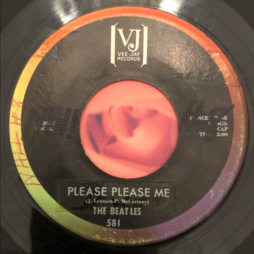 The Beatles Please Please Me/From Me To You Vinyl 45 Record